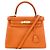 Hermès Borsa Hermes Kelly 28 Arancione