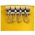 Hermès Hermes Sellier Etuicle 4 Key Case Gelb - Ansicht 5