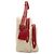 Hermès Borsa a tracolla Hermes Victoria Gold Hardware Rosso - vista 3