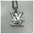 Collana Row Monogram Louis Vuitton Argento - vista 3