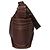 Borsa a tracolla in pelle marrone scuro Bottega Veneta - vista 4