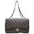 Borsa a tracolla Chanel in pelle caviar nera Nero