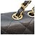 Borsa a tracolla Chanel in pelle caviar nera Nero - vista 7