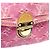 Borsa a spalla Mini Pleaty Louis Vuitton Monogram Denim Fuchsia Pink Rosa - vista 9