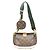 Louis Vuitton Monogram Khaki Multipochette Accessoires Schultertasche Braun