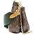 Louis Vuitton Monogram Khaki Multipochette Accessoires Schultertasche Braun - Ansicht 2