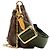 Louis Vuitton Monogram Khaki Multipochette Accessoires Schultertasche Braun - Ansicht 4