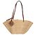 Borsa a cestino LOEWE Elephant Grass & Calf Shell Marrone
