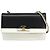 Borsa a tracolla Salvatore Ferragamo Vara Ribbon Nero Bianco