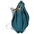 Pouch Prada in pelle raccolta in Turquoise Turchese - vista 4