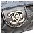 Borsa a tracolla Chanel in vitello nero - vista 10