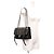 Borsa a tracolla Chanel in vitello nero - vista 14