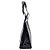 Chanel Camellia perforierte Handtasche Schwarz - Ansicht 3