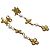Louis Vuitton Gold Earrings Golden - view 3