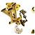 Louis Vuitton Gold Earrings Golden - view 8