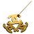 Chanel GP Triple Coco Brosche Gold Golden - Ansicht 3