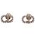 Orecchini Christian Dior Gold Rhinestone D'oro