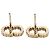 Orecchini Christian Dior Gold Rhinestone D'oro - vista 4
