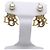 Orecchini eleganti in oro e bianco Christian Dior D'oro - vista 2
