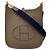 Hermès Borsa Hermes Evelyne TPM Marrone Taupe Blu navy