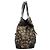 Céline Bolso Celine C Sulky Canvas para mujer Castaño Negro - vista 3