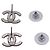 Orecchini Chanel in strass argento - vista 5