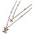 Collier Louis Vuitton strass doré