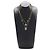 Collier Louis Vuitton strass doré - vue 6
