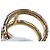 Louis Vuitton Ring aus Roségold und Strass Golden - Ansicht 12