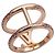 Louis Vuitton Ring aus Roségold und Strass Golden - Ansicht 5