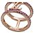 Louis Vuitton Ring aus Roségold und Strass Golden - Ansicht 7