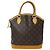 Lockit Bolso Louis Vuitton Monogram Castaño Monograma