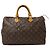 Speedy Bolsa Louis Vuitton Monogram Marrom