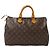 Speedy Bolsa Louis Vuitton Monogram Marrom - vista 2