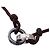 Bracciale Cartier Baby Love con charm Marrone Nero Bianco - vista 4