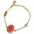 Bracciale con ciondoli Louis Vuitton Oro e Rosso D'oro