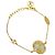 Bracciale con ciondoli Louis Vuitton Oro e Rosso D'oro - vista 2