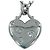 Autre Marque Tiffany & Co. Dots Herz-Halskette Silber