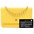 Chanel Yellow CC gestepptes Lammleder Wallet on Chain Gelb - Ansicht 7