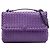 Bottega Veneta Borsa a tracolla Olimpia Small in Nappa Intrecciato viola Porpora