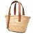Borsa Cesto Anagram Small in Raphia Beige LOEWE - vista 2