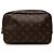 Louis Vuitton Brown Monogram Trousse Toilette 23 Marrone