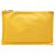 Pouch piatta Hermès Yellow Cotton Bain Yachting Giallo