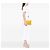 Pouch piatta Hermès Yellow Cotton Bain Yachting Giallo - vista 6