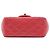 Chanel Pink Mini Square Classic Patent Single Flap Rosa - vista 3