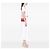 Chanel Pink Mini Square Classic Patent Single Flap Rosa - vista 6
