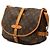 Louis Vuitton Brown Monogram Saumur 30 Castaño - vista 2