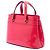 Borsa Satchel Gucci Bright Bit in vernice rosa - vista 2