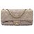 Chanel Brown CC Caviar Wild Stitch Flap Castaño Gris pardo