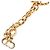Autre Marque Collana Dior Gold Plated Strass CD Logo Oval Pendant Necklace D'oro - vista 5